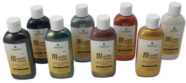 Chestnut Akrylfärg Metalliska Färger 100 ml - Grön