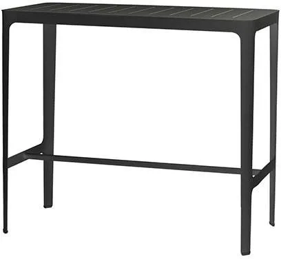 Cane-Line Cut barbord - Svart - Aluminium