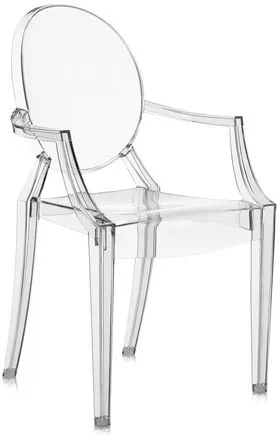 Kartell Lou Lou Ghost Matstol - Barn - Kristall