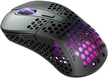 Xtrfy M4 Wireless RGB Gaming Mouse - Svart - Spelmus - Optisk - 6 knappar - Svart med RGB-belysning