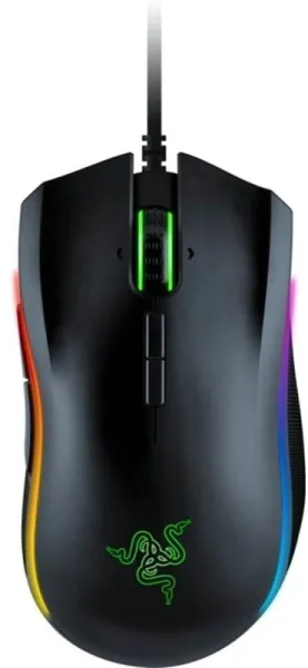 Razer Mamba Elite - Spelmus - Laser - 9 knappar - Svart med RGB-belysning