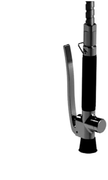 Kriss handdusch för industriellt Euroclean köksblandare enkel 1/2rg