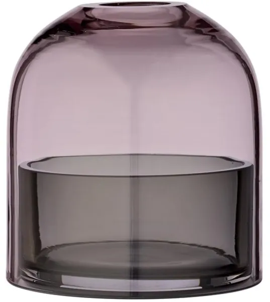 AYTM TOTA Lykta för värmeljus Rosa/Svart