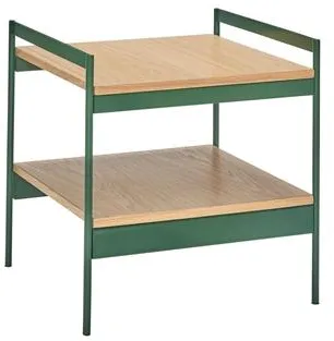 Hübsch Jaunty Sidobord Grön/Natur