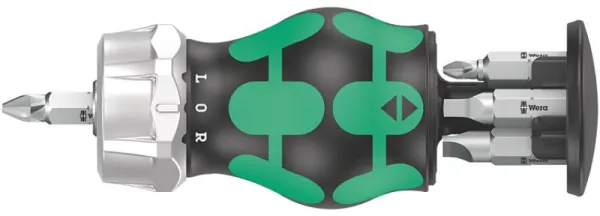 Wera Kraftform Kompakt Stubby Magazin RA 1, 6-delad