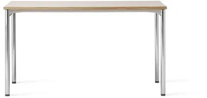 Audo Co Matbord 140x70 Krom/Laminat Kräm